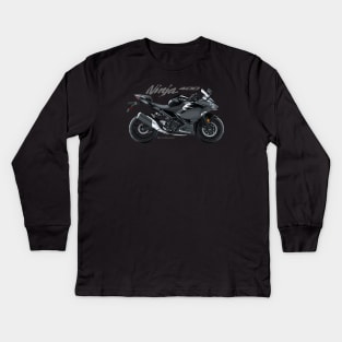 Kawasaki Ninja 400 19 black, sl Kids Long Sleeve T-Shirt